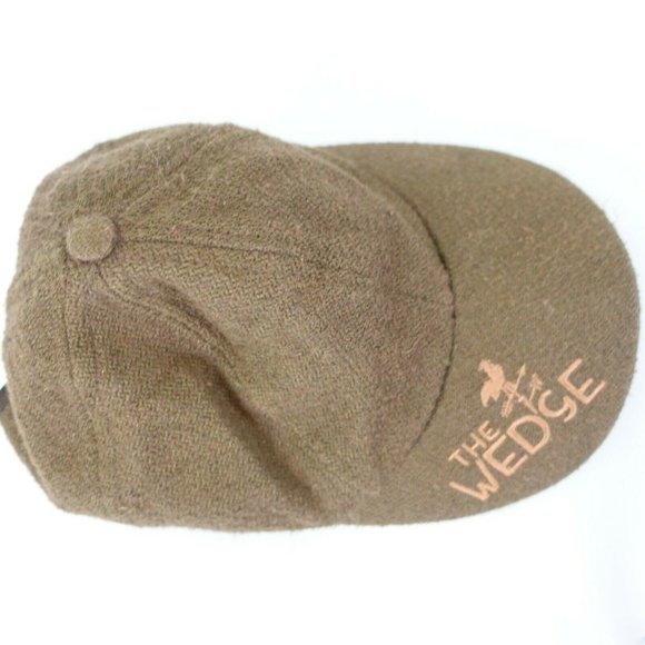 GREEN TOPS Men's Brown Peaked Cap OS Hat Metal Buckle Reusable Sustainable - Picture 11 of 12